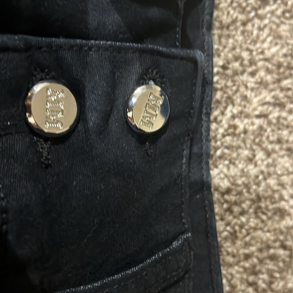 Very cute black lace up side jeans - Picture 2 of 3